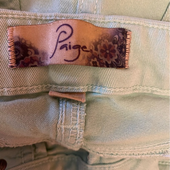 Paige Light Green (Mint Julip) "Peg Super Skinny" size 27 - Picture 6 of 9
